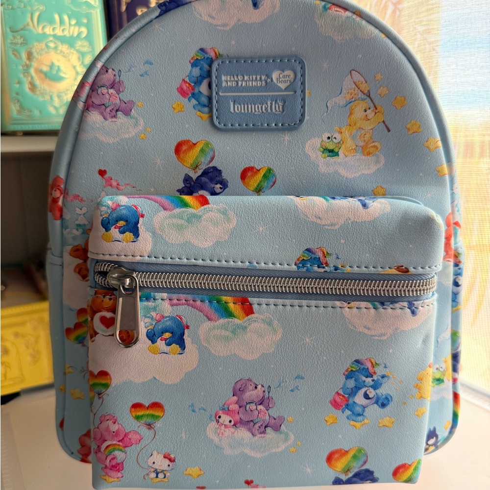 Loungefly Hello Kitty and Friends x Care bears Mini Backpack NWT
